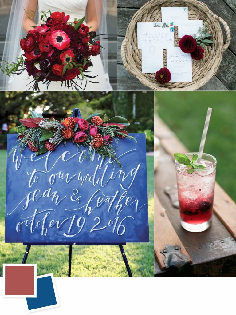 Marsala and Midnight: Evergreen Wedding Colour Combos For Your Wedding Decoration