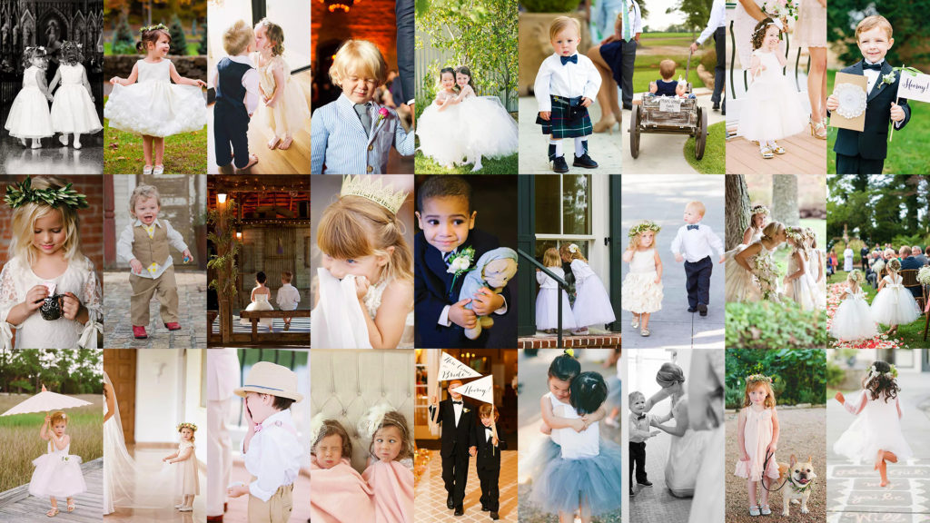 How To Photograph Kids At Wedding - Some Poses And Ideas