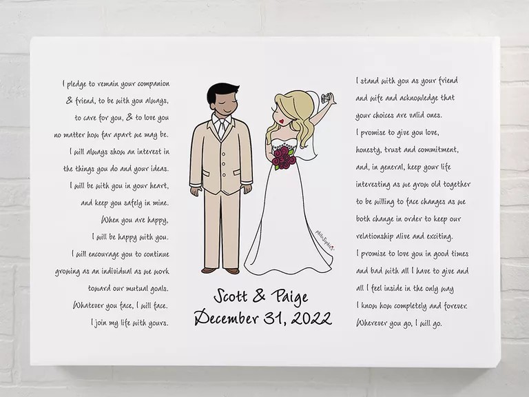 Wedding Vows: 17 Amazing Ideas To Display And Preserve Your Words Long After The "I Dos" Are Done