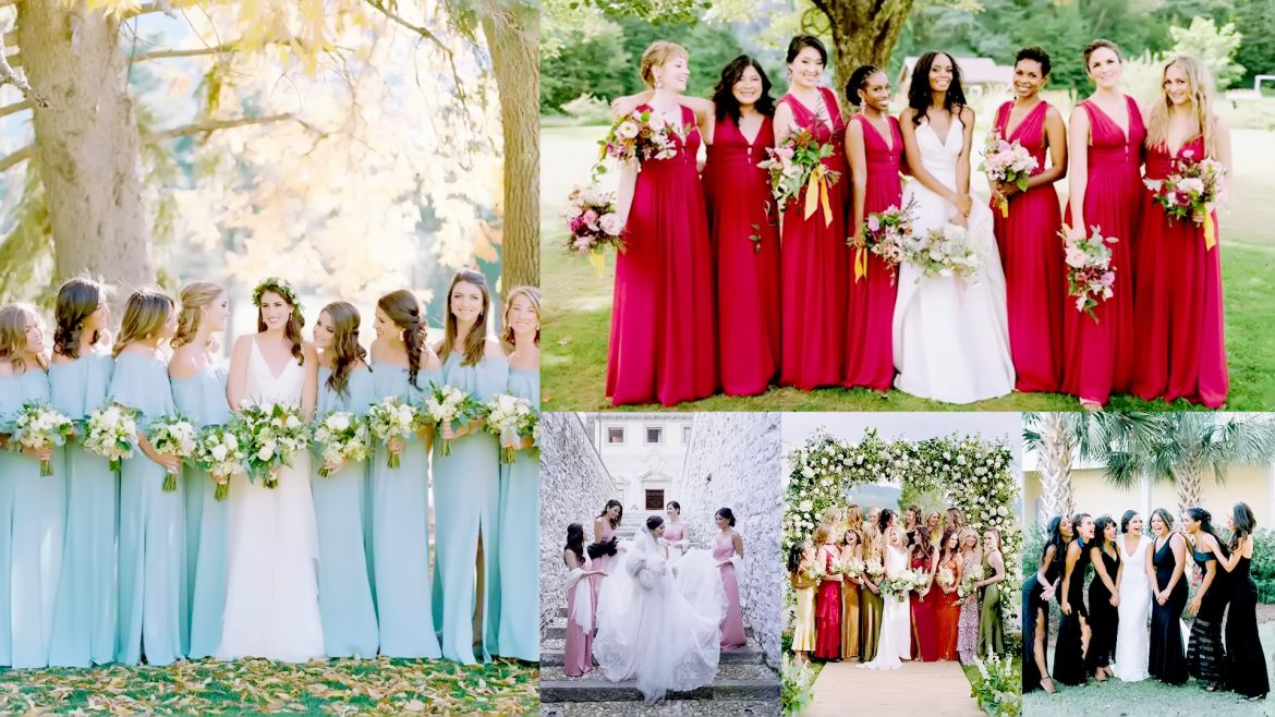 18 Beautiful Bridal Party Fall-Inspired Looks From Real Weddings